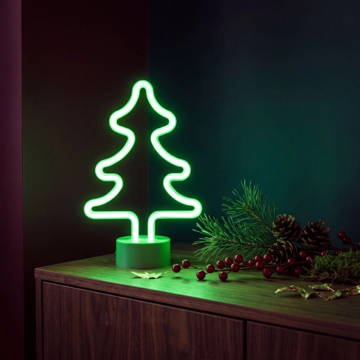 Neon LED Christmas Tree Lamp