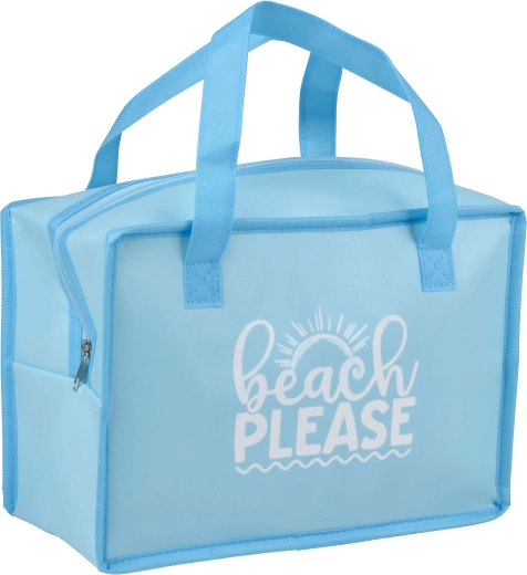 Alpina cooler bag with zipper 30 × 15 × 20 cm (assorted colors)
