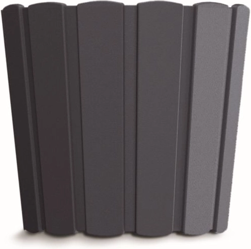 Puķu pods Boardee Basic 19,9 cm, antracīta krāsā