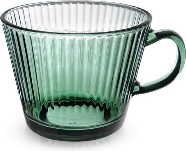 Zaļa stikla krūze VERDE 420 ml