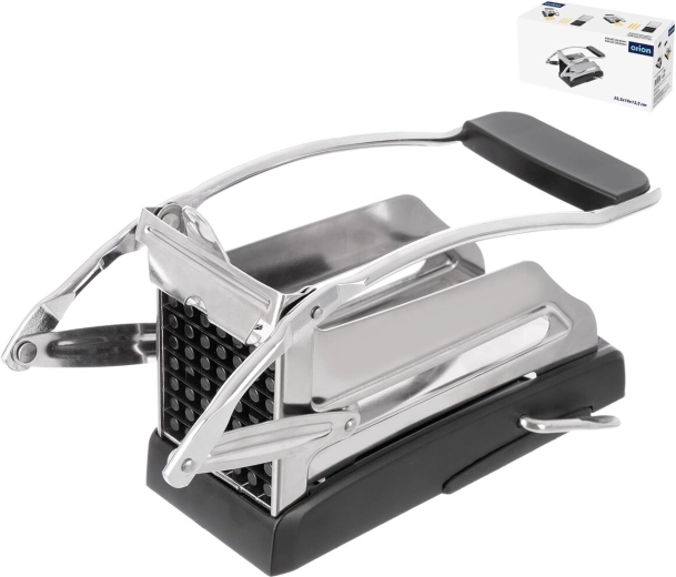Mechanical vegetable and potato cutter for fries, UH/stainless steel