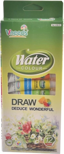 Tempera krāsas – komplekts 12 × 12 ml