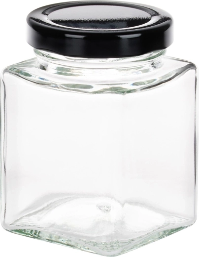 Kvalitatīvs caurspīdīgs stikls un hermētiski vāciņi