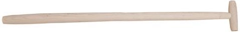 Lāpstas kāts ar T rokturi, izliekts, 90 cm