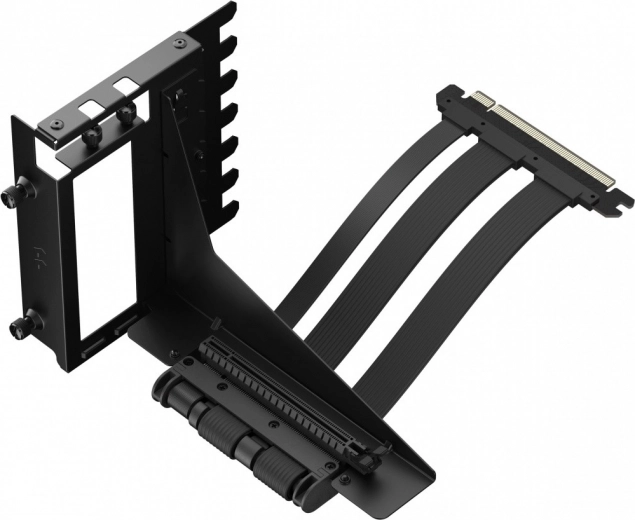 Vertikālais videokartes turētājs FLEX 2 PCIe 4.0 – melns