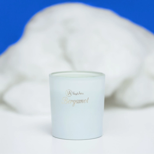Aromātiskā svece ar bergamotes aromātu, 125 g