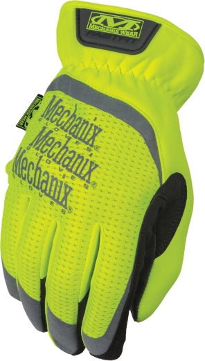 Work Gloves MECHANIX FastFit Hi‑Viz, Yellow, Size S