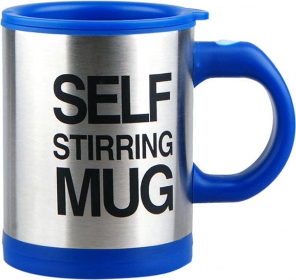 Self-stirring thermal mug – Blue