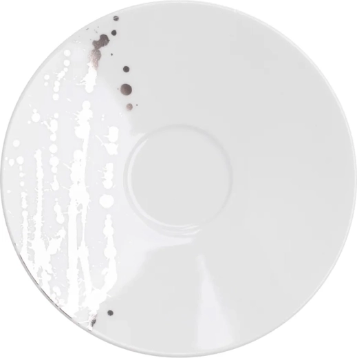 Splendor balts šķīvītis (apakštase) 16 cm ar platīna dekoru