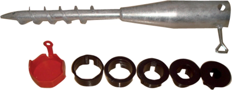 Zemes skrūvpālis 520 × 68 mm, cinkots