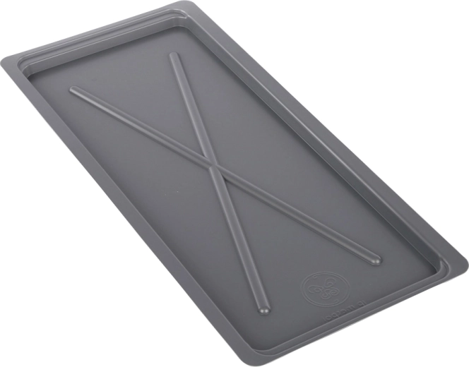 Sudraba plata noteces paplāte trauku žāvētājam 50 cm 50 × 22,5 cm