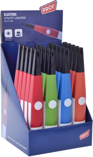 Prof piezoelectric kitchen lighter 23.5 cm – color mix