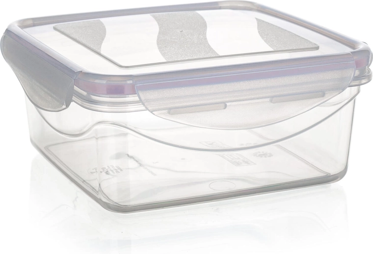 Hermetic square food container LARA 0.53 l