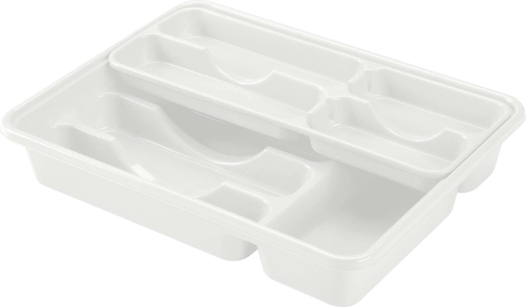 Heidrun plastmasas galda piederumu organizators 40 × 31 × 7 cm, krāsu miks