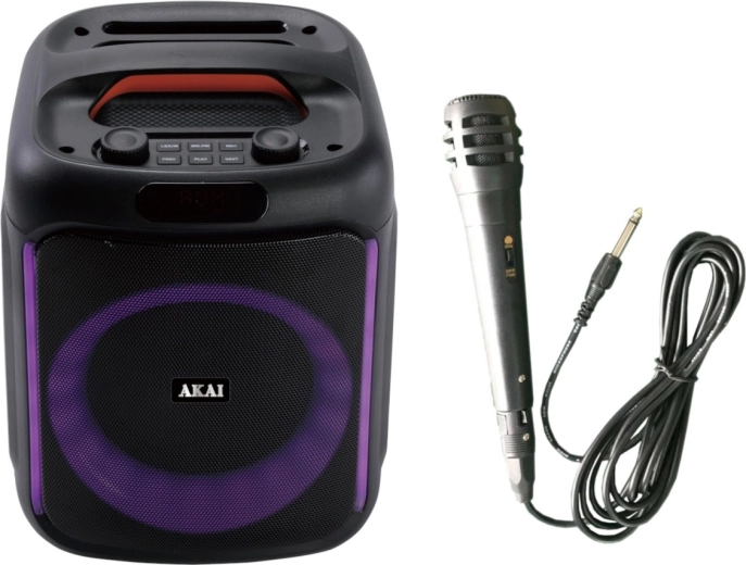 Karaoke with microphone included