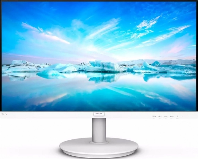 Philips 23.8" IPS Monitor with Speakers – White