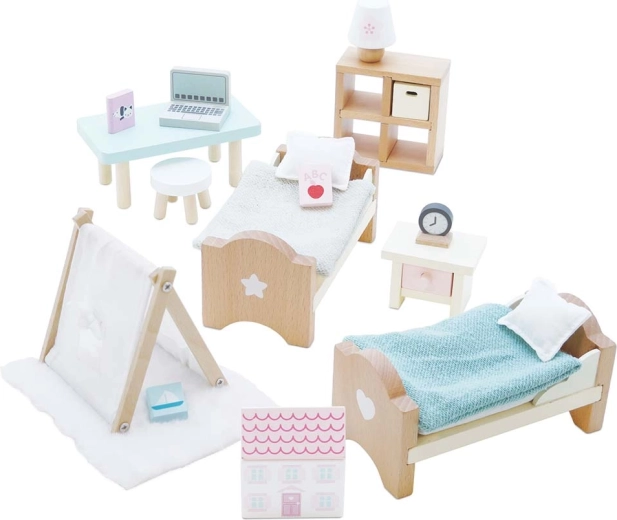 Le Toy Van Daisylane koka bērnu istabiņa leļļu namiņam