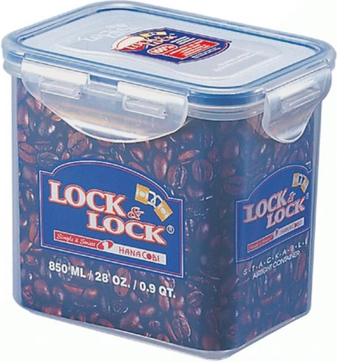 Pārtikas uzglabāšanas trauks LOCKnLOCK taisnstūrveida 850 ml