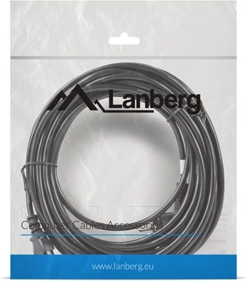 Barošanas kabelis LANBERG CEE 7/7 – IEC 320 C13, VDE, 10 m, melns