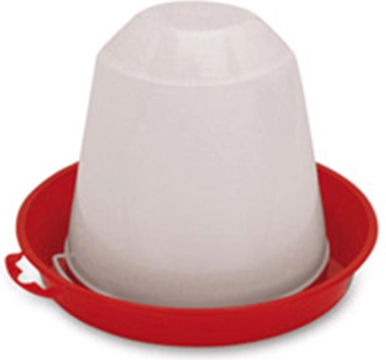 Hat-type poultry drinker 1.5 l made of food-grade plastic