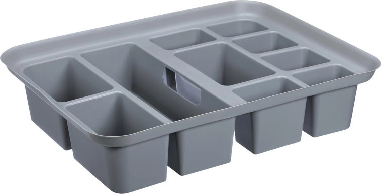 Organizators PROBOX, 35,4 × 10,5 × 46,4 cm, pelēks