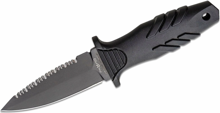 Fox Knives Elementum tactical dagger 10 cm, all-black