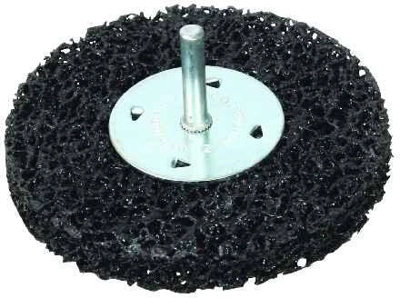 Nylon abrasive brush with shank 65 mm