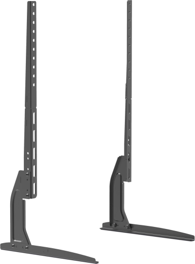 Universal black tabletop TV stand 71 × 35 cm