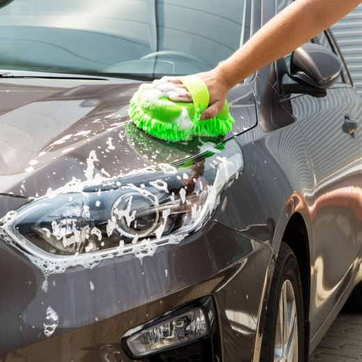 Double-Sided Microfiber Car Wash Sponge
