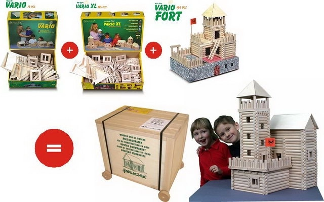 Vario Box construction set 450 pieces Walachia