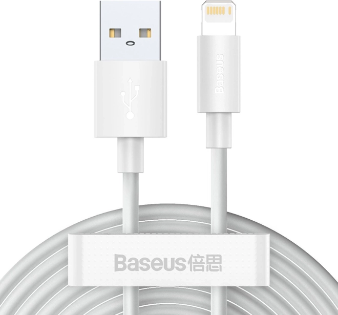 Baseus Simple Wisdom USB uz Lightning datu kabeļu komplekts
