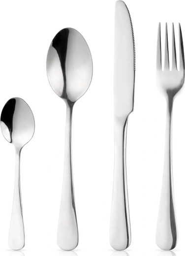 Vilde stainless steel cutlery set for 4 people, 16 pieces
