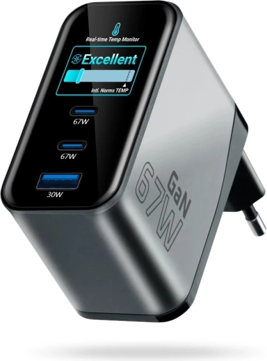 LCD display and status monitoring