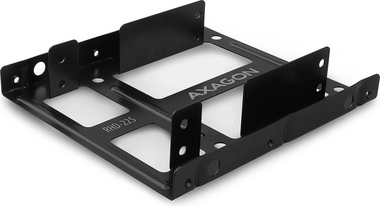 Tērauda rāmis 2x 2,5" disku uzstādīšanai 3,5" vietā