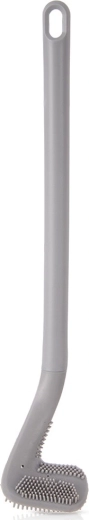 Silikona WC birste pelēka 40 cm