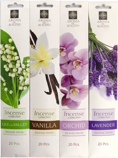 Vīraka kociņi 20 gab. – 4 aromātu mikss