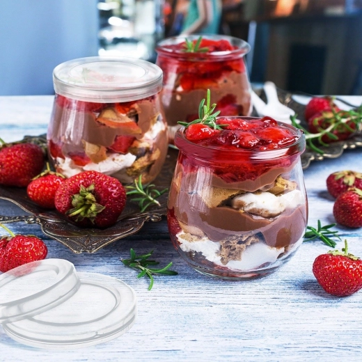 Ideāli piemēroti jogurtiem un desertiem