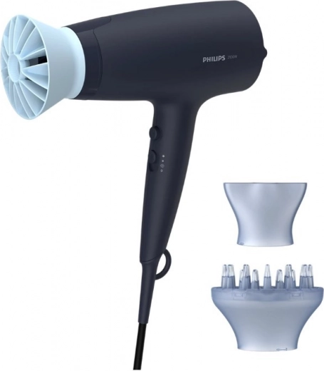 Philips 2100 W matu fēns ar jonizāciju un ThermoProtect tehnoloģiju