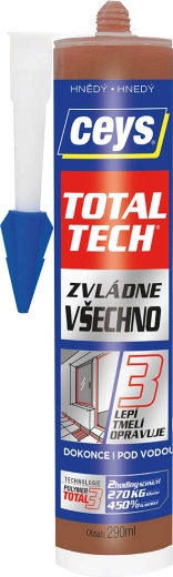 Universāla līme un hermētiķis 290 ml brūns CEYS TOTAL TECH