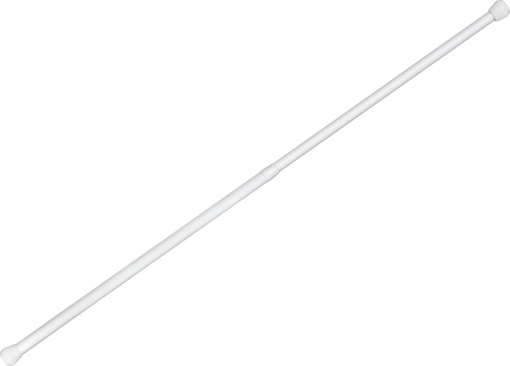 Teleskopiska izplešamā stienis 70–120 cm, alumīnija, balta - 1 gab.