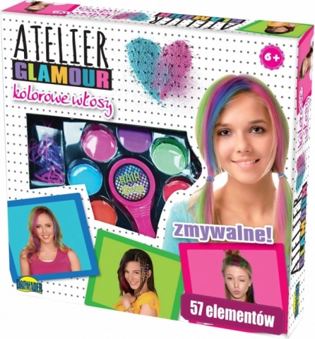 Kosmētikas komplekts Atelier Glamour krāsainiem matiem