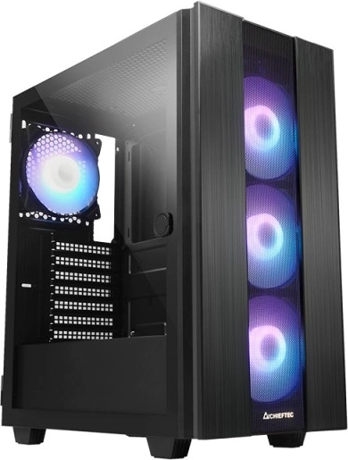 Chieftec Hunter 2 midi tower with RGB and USB‑C