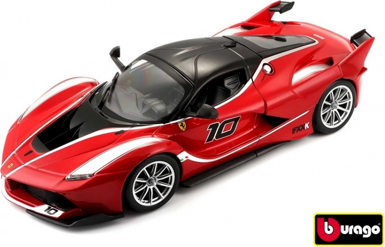Bburago 1:24 Ferrari Racing FXX K metāliskā sarkanā
