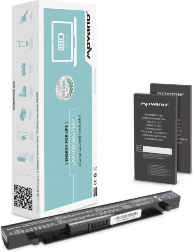 Movano A41-X550A Battery for Asus X550, A450, F450 and K550, 2200 mAh