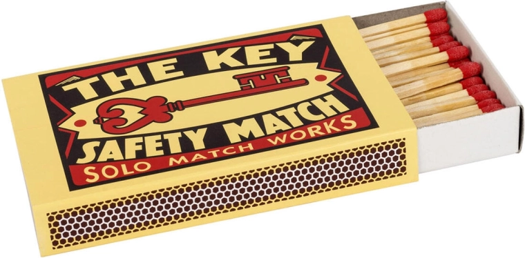 SOLO safety matches extra long 95 mm (45 pcs)
