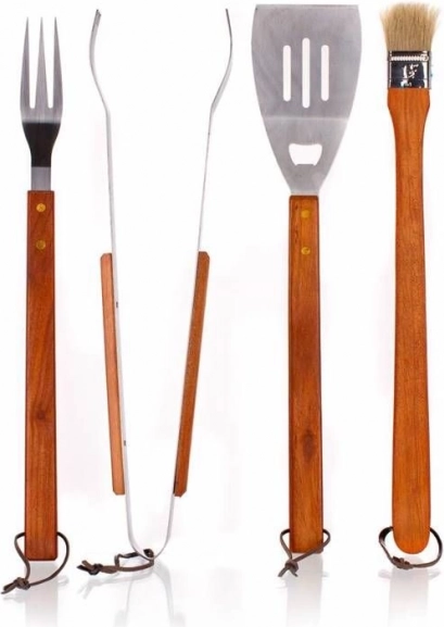 Grilēšanas piederumu komplekts, 4 gab.