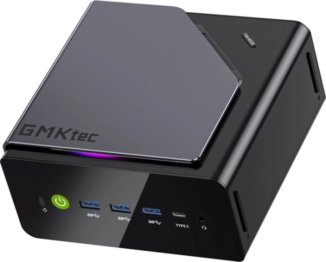 GMKtec K15 mini PC ar Intel Core Ultra 5, 16 GB RAM, 1 TB SSD un Windows 11 Pro