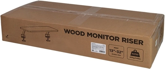 Secure clamping with two clamps, 20 kg load capacity