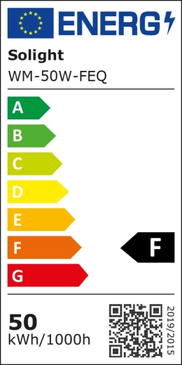Energy label and consumption