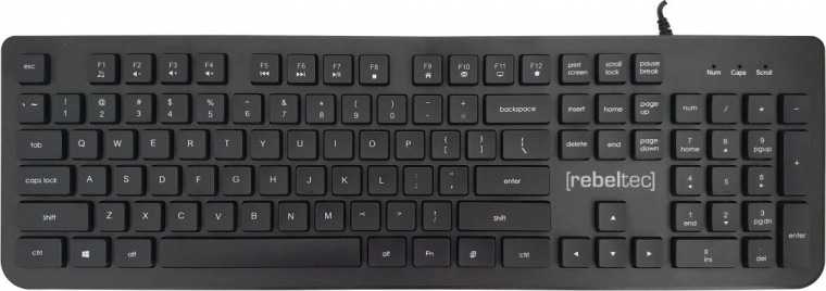 USB pilna izmēra multimediju tastatūra Solidero